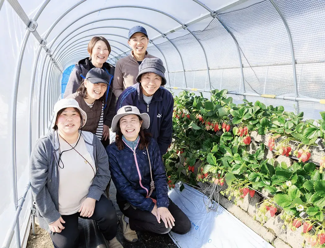 栽培すべてを女性達だけ